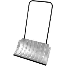 Движок для уборки снега оцинкованный, 735x385x1120 мм, стальная рукоятка, Россия Сибртех