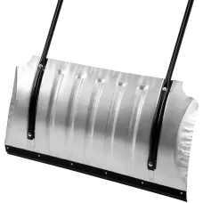 Движок для уборки снега оцинкованный, 735x385x1120 мм, стальная рукоятка, Россия Сибртех