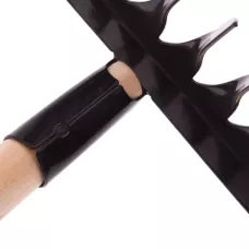 Грабли стальные, 350 х 1300 мм, 14 витых зубьев, деревянный черенок, Россия, Сибртех