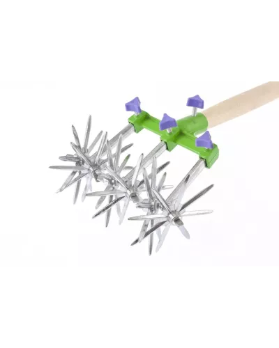 Культиватор садовый, 3 пары колес, рукоятка с 1 парой колес 65 х 205 мм, Palisad