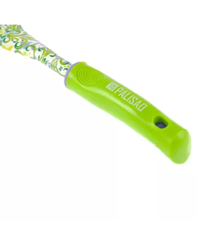 Грабли веерные 9 - зубые, 130 х 415 мм, стальные, пластиковая рукоятка, Flower Green, Palisad