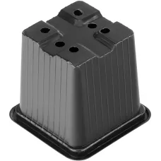 Горшочек для рассады, 70 х 70 х 65 мм, полистирол, 5 шт Россия 64344