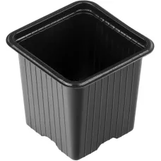 Горшочек для рассады, 70 х 70 х 65 мм, полистирол, 10 шт Россия 64345