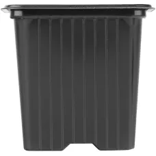 Горшочек для рассады, 70 х 70 х 65 мм, полистирол, 10 шт Россия 64345