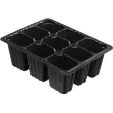 Кассета для рассады, 180 х 135 х 60 мм, 9 ячеек, полистирол, 5 шт Россия 64347