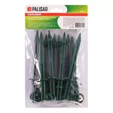 Колышек 20 см, с кольцом для крепления пленки, зеленый PALISAD 64433