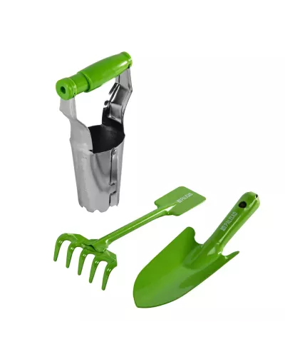 Набор садового инструмента, цельнометаллический, 3 предмета, Fresh Line, Palisad