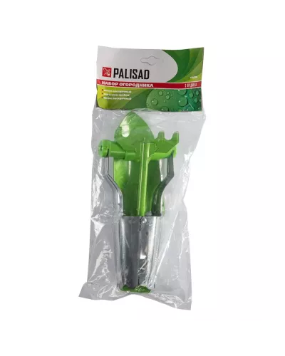 Набор садового инструмента, цельнометаллический, 3 предмета, Fresh Line, Palisad