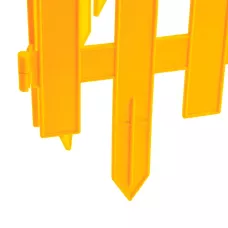 Забор декоративный "Винтаж" 28 х 300 см, желтый PALISAD 65010