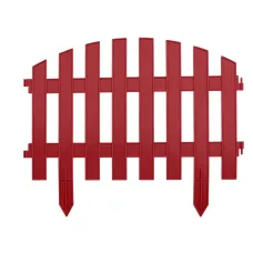 Забор декоративный "Винтаж" 28 х 300 см, терракот PALISAD 65015