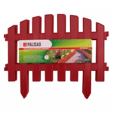 Забор декоративный "Винтаж" 28 х 300 см, терракот PALISAD 65015