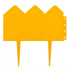 Бордюр "Кантри" 14 х 310 см, желтый PALISAD 65055