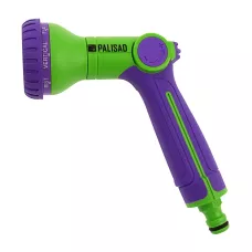 Пистолет-распылитель, 8 режимов, двухкомпонентная рукоятка PALISAD 65160