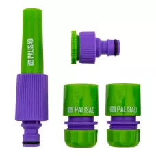 Набор для подключения шланга 1/2, распылитель,3 адаптера PALISAD 65176