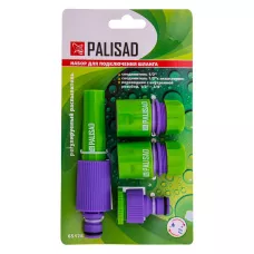 Набор для подключения шланга 1/2, распылитель,3 адаптера PALISAD 65176