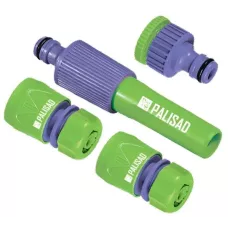 Набор для подключения шланга 3/4, распылитель,3 адаптера PALISAD 65179