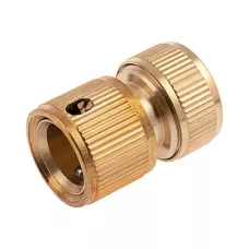 Соединитель латунный, быстросъемный для шланга 1/2 PALISAD 66264