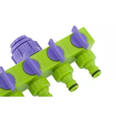 Разветвитель четырёхканальный 1/2-3/4, регулируемый PALISAD 66425