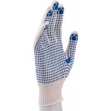 Перчатки х/б, ПВХ покрытие, "Точка", 10 класс Россия 67715