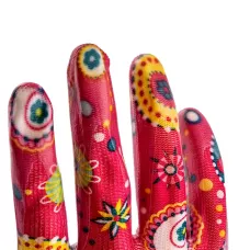 Перчатки садовые с нитрильным обливом, красные, L PALISAD 67747