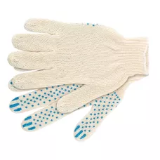 Перчатки х/б, ПВХ покрытие, "Точка", 7 класс Россия 67772