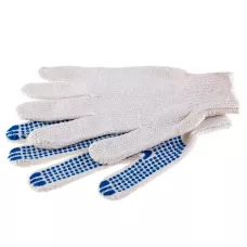 Перчатки х/б, ПВХ покрытие, "Точка", 7 класс Россия 67772