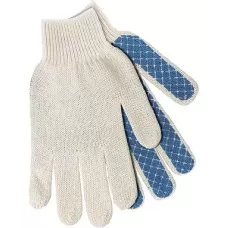 Перчатки х/б, ПВХ покрытие, шахматный облив, 10 класс Россия 67776