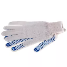 Перчатки х/б, ПВХ покрытие, "Точка", 10 класс Россия