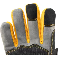Перчатки универсальные DENZEL усиленные, размер 9
