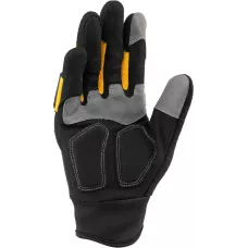 Перчатки универсальные DENZEL усиленные, с защитными накладками, размер 9