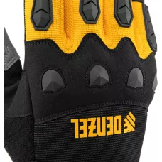 Перчатки универсальные DENZEL усиленные, с защитными накладками, размер 10
