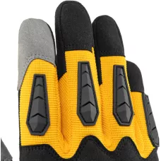 Перчатки универсальные DENZEL усиленные, с защитными накладками, размер 10