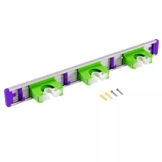 Настенный держатель для инструмента, 3 ячейки, 3 крюка PALISAD 68303