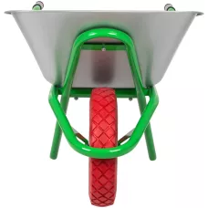 Тачка садово-строительная с PU колесом, грузоподъемность 180 кг, объем 90 л Сибртех