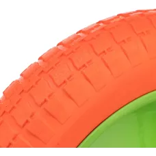 Колесо полиуретановое 3.00-8, длина оси 90 мм, подшипник 20 мм Сибртех