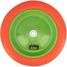 Колесо полиуретановое 3.00-8, длина оси 90 мм, подшипник 20 мм Сибртех