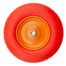 Колесо полиуретановое, длина оси 90 мм, подшипник 20 мм PALISAD 68977