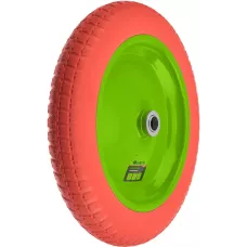 Колесо полиуретановое 3.00-8, длина оси 80 мм, подшипник 20 мм Сибртех