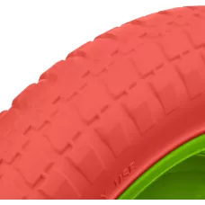 Колесо полиуретановое 3.00-8, длина оси 80 мм, подшипник 20 мм Сибртех