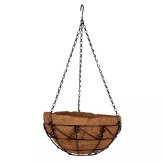 Подвесное кашпо с орнаментом, 30 см, с корзиной PALISAD 69004