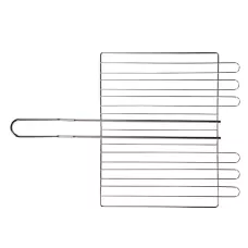 Решетка гриль 260 х 320 х 65 мм. объемная хромированная PALISAD 69554