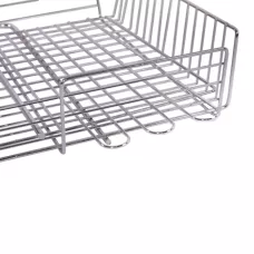 Решетка гриль 260 х 320 х 65 мм. объемная хромированная PALISAD 69554