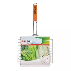 Решетка гриль 260 х 320 х 65 мм. объемная хромированная PALISAD 69554