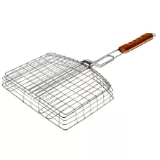 Решетка гриль 305 х 235 х 55 мм, объемная, хромированная PALISAD 69559