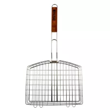 Решетка гриль 305 х 235 х 55 мм, объемная, хромированная PALISAD 69559