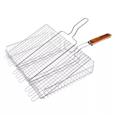 Решетка гриль 315 х 410 х 70 мм, объемная, хромированная PALISAD 69562