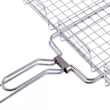 Решетка гриль 315 х 410 х 70 мм, объемная, хромированная PALISAD 69562