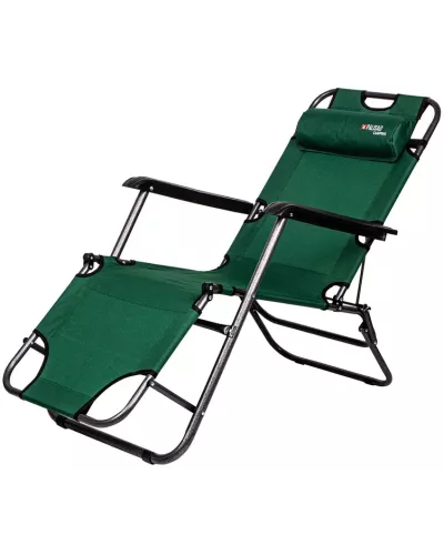 Кресло-шезлонг двух позиционное 156 х 60 х 82 см, Camping Palisad