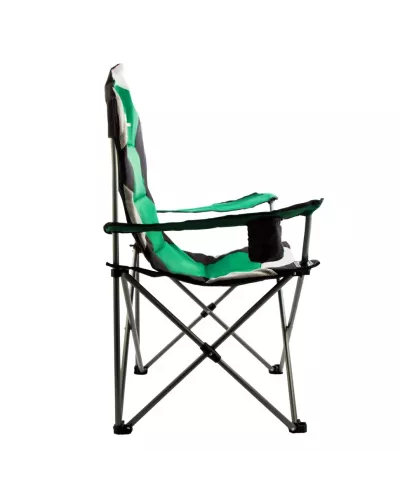 Кресло складное с подлокотниками и подстаканником, 60 х 60 х 110/92 см, Camping Palisad