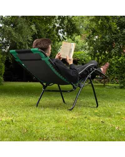 Кресло-шезлонг складное, многопозиционное 160 х 63.5 х 109 cм Camping Palisad